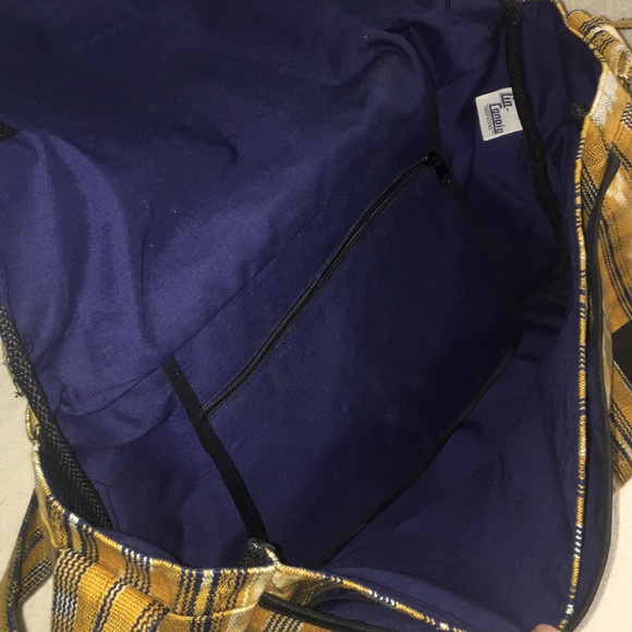 LIN CANOLA Guatemalan handwoven messenger bag - Picture 6 of 11